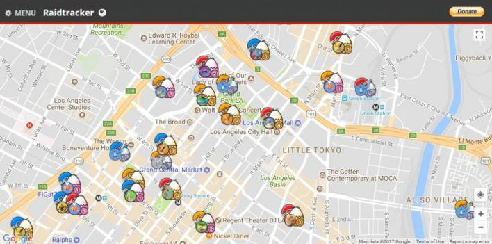 أداة مسح مداهمات pokemon go