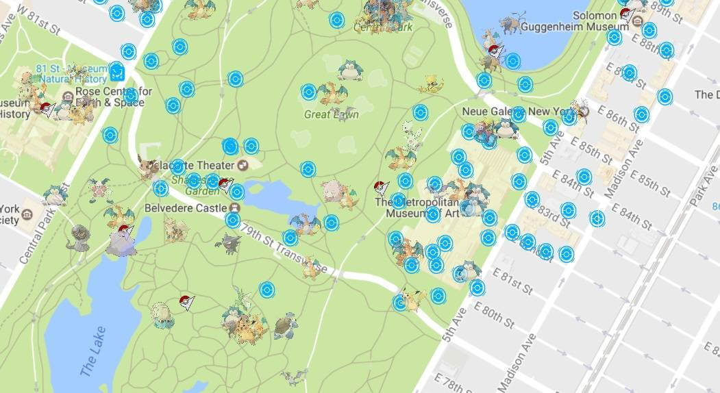 Como encontrar Pokemon raros no Pokemon GO usando mapas on-line