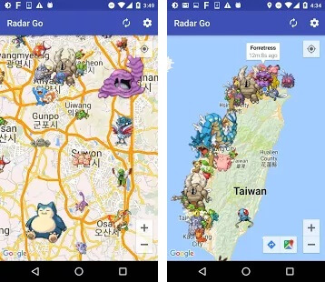 Radar Go para Pokémon