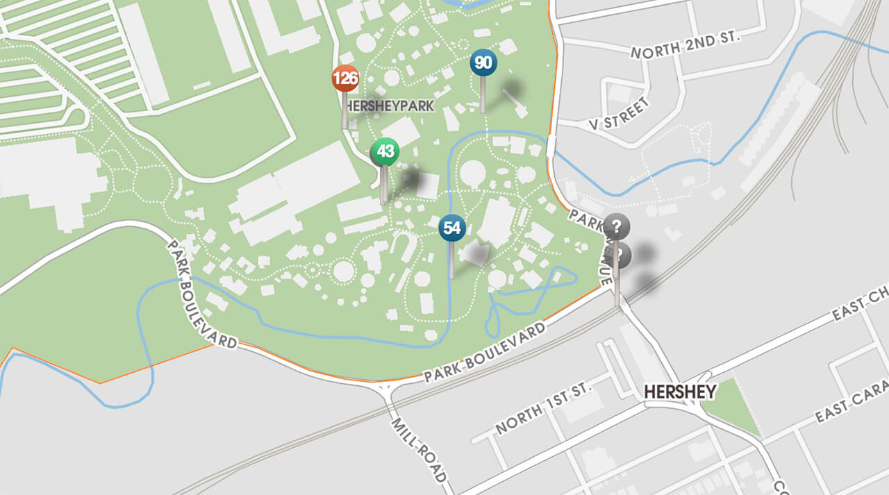 Die Sliphenstraße Pokemon Tracking-Karte