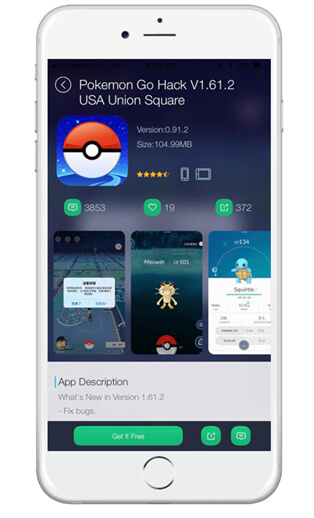 لعبة pokemon go من تطبيق TutuApp 5