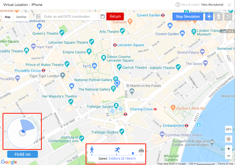 iTools Virutal Location screenshot
