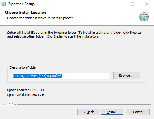 iSpoofer screenshot