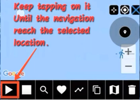 start fake location