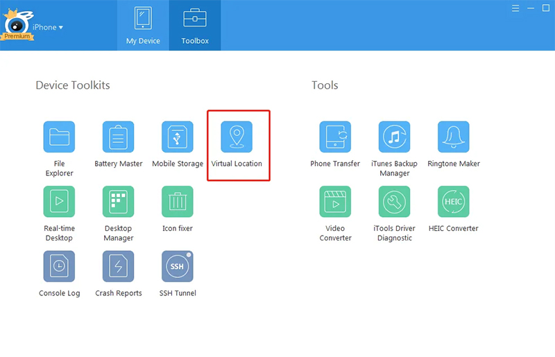 itools 4 virtual location