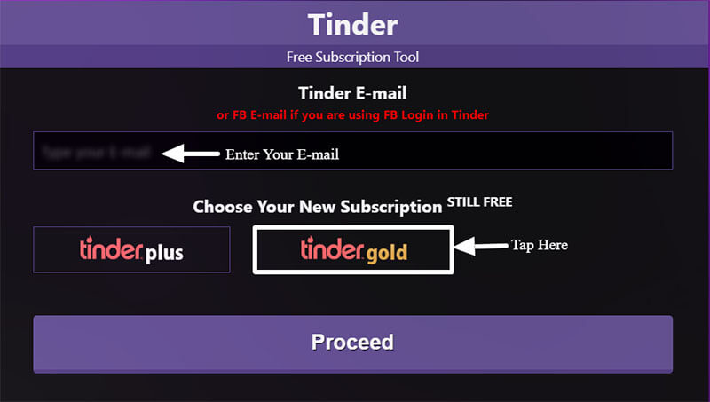 Tinder subscription