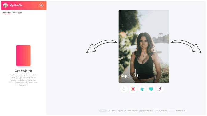 Tinder web