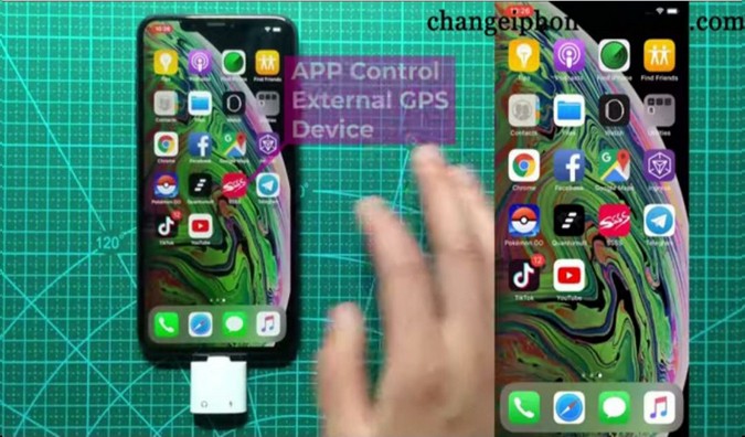 how to change location on iphone 8 plus